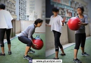 Partner squat & rotation with watermark